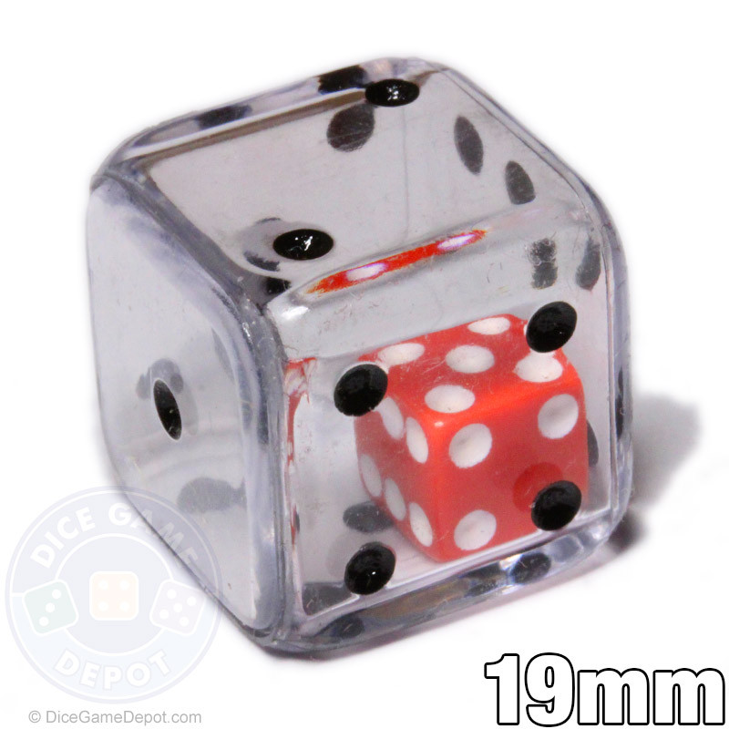 Clear Dice for Sale Singles and Sets Dice Game Depot
