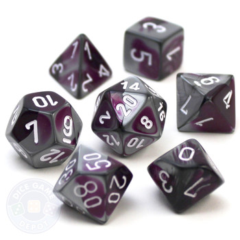 7-piece Gemini polyhedral dice set - D&D dice