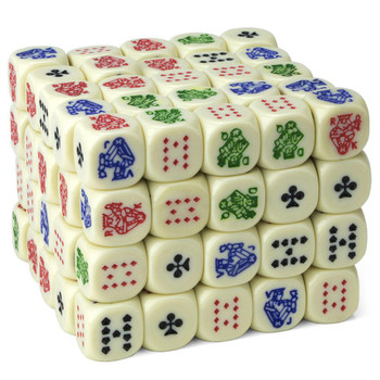 Poker dice - Pack of 100