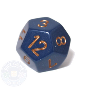 Opaque Dusty Green 12-Sided Dice (d12) For Sale | Dice Game