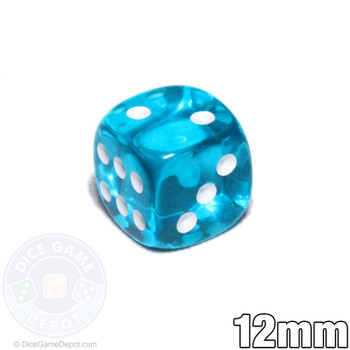Details about   5ct 12mm Dice Translucent Yellow WHITE Dot Square Corner 6 side RPG Game MTG D6 