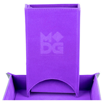 Purple velvet fold up dice tower Purple velvet fold up dice tower