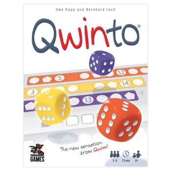 Qwinto dice game