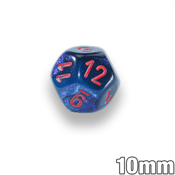 10mm 12-sided dice - Gemini Starlight
