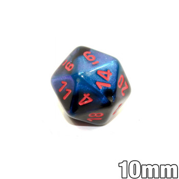 Mini 10mm Gemini Starlight Dice
