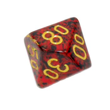 d10 Tens dice - Speckled Mercury