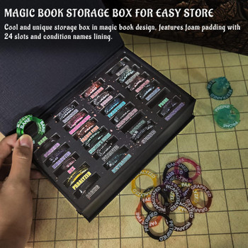 Set of 96 TTRPG Status Effect Rings