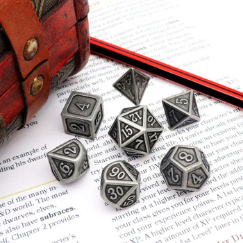 Antique Iron DnD dice set