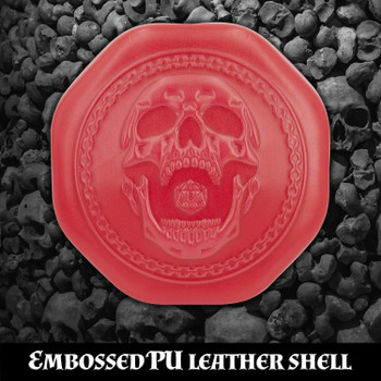 Dice Tray and Storage Case with Skull Design