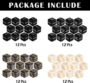 Pack of 48 MTG Counter and Keyword Dice