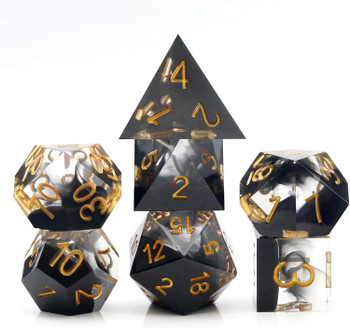 Dark Soul Sharp-Edge TTRPG Dice Set