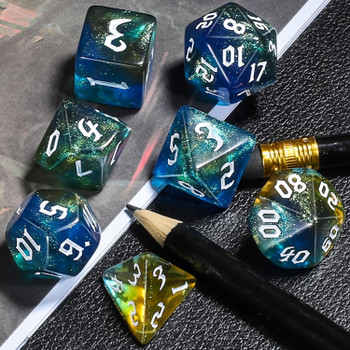 Sands of Time TTRPG dice set