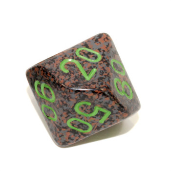 Speckled Earth percentile tens d10 dice