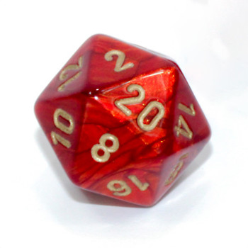 20-sided Scarlet Scarab dice