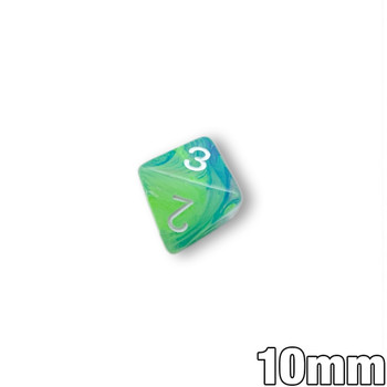 8-sided Festive Dice - Waterlily | Dice Game Depot