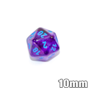 10mm 20-sided dice - Nebula Nocturnal