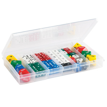 56-Piece Classroom Dice Set for Math Instruction