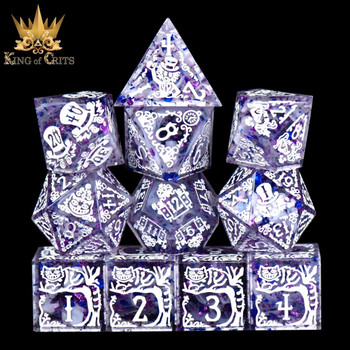 Alice's Wonderland 11-piece dice set