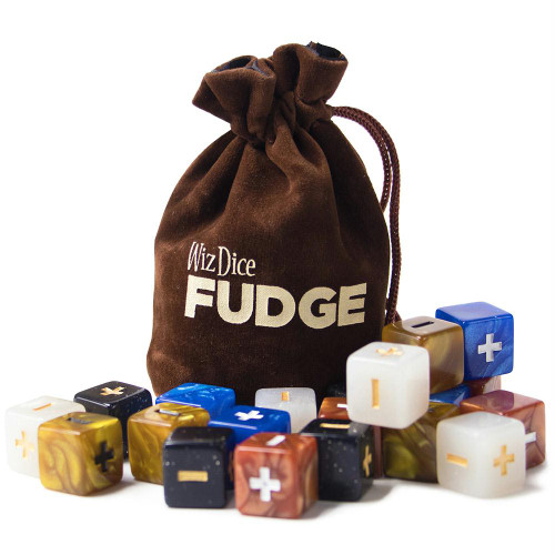 Fudge dice set - Terrestrial