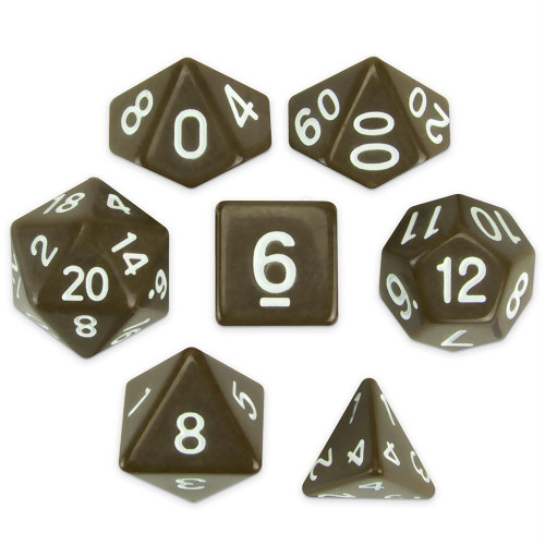 Enchanted Clay dice set - DnD dice