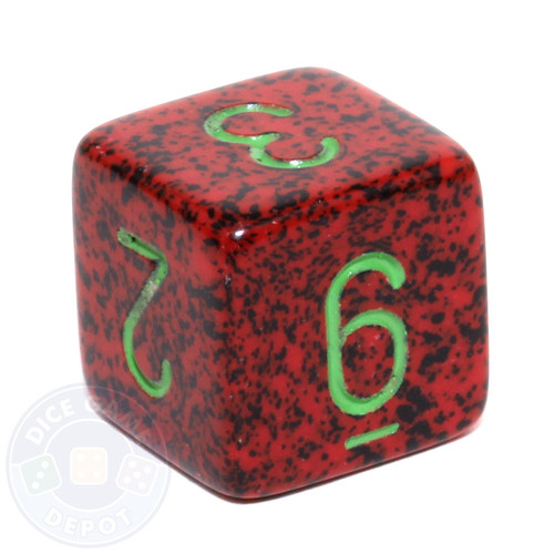 d6 - Speckled Strawberry dice