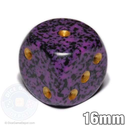 Speckled Hurricane 6-sided Dice