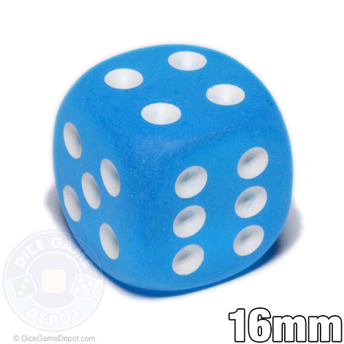 Frosted Caribbean 6-sided dice