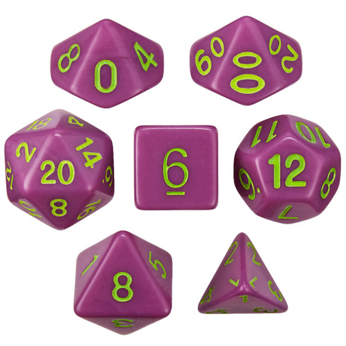 Poxbringer dice set for D&D, Pathfinder, etc