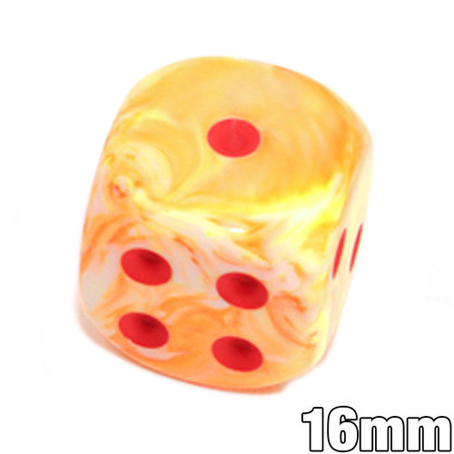 Festive Sunburst d6 dice