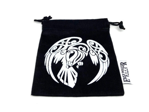 Raven twill dice bag