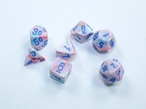 Mini dice set - Festive Pop Art