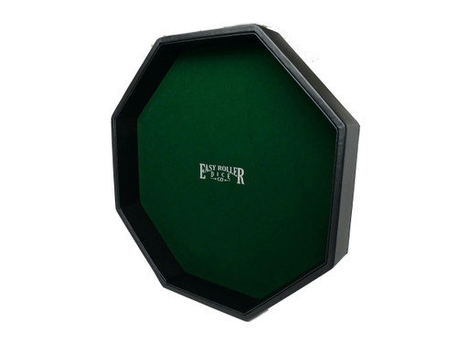 11-inch green velvet dice tray