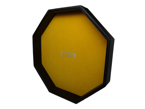 11-inch yellow velvet dice tray