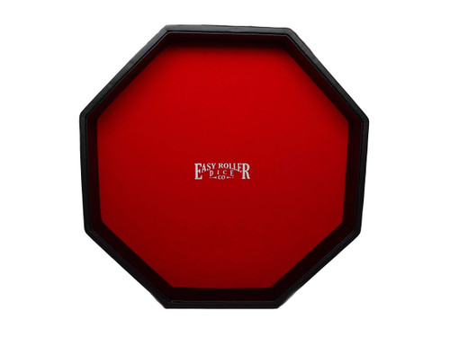 11-inch red velvet dice tray