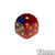 12mm Gemini Blue and Red d6