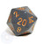 20-sided dice - Dark Gray