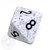 d8 - Speckled Arctic Camo 8-sided Dice