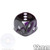 Purple and Steel Gemini Dice - 12mm