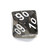 d10 - Transparent smoke 10-sided tens dice