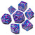 Dragon Scales dice set - Metal dice - DnD dice set