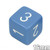 Opaque numeral dice - Light Blue