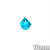 10mm 8-sided dice - Transparent Teal