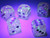 Glow in the dark pink dice