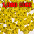Bulk dice set of 1000 yellow 4-sided dice