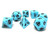 Ancient Topaz DnD dice set