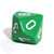 d10 - Opaque green 10-sided dice