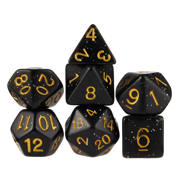 Stardust dice set - D&D dice