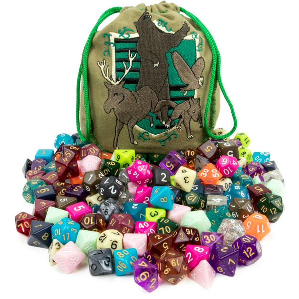 Bag of Tricks - 20 polyhedral DnD dice sets