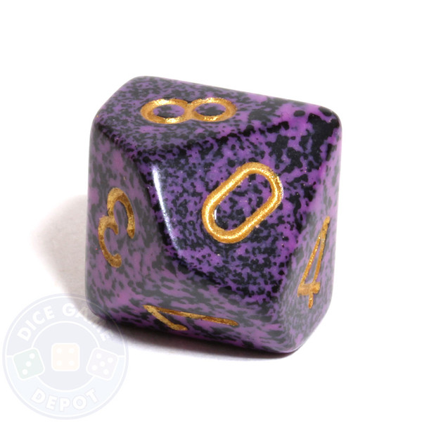 d10 dice - Speckled Hurricane