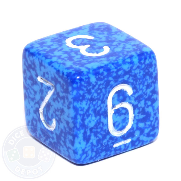 d6 - Speckled Water dice
